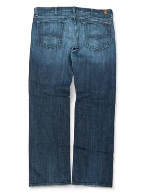 Y2K 7 For All Mankind Faded Bootcut Jeans Made in USA